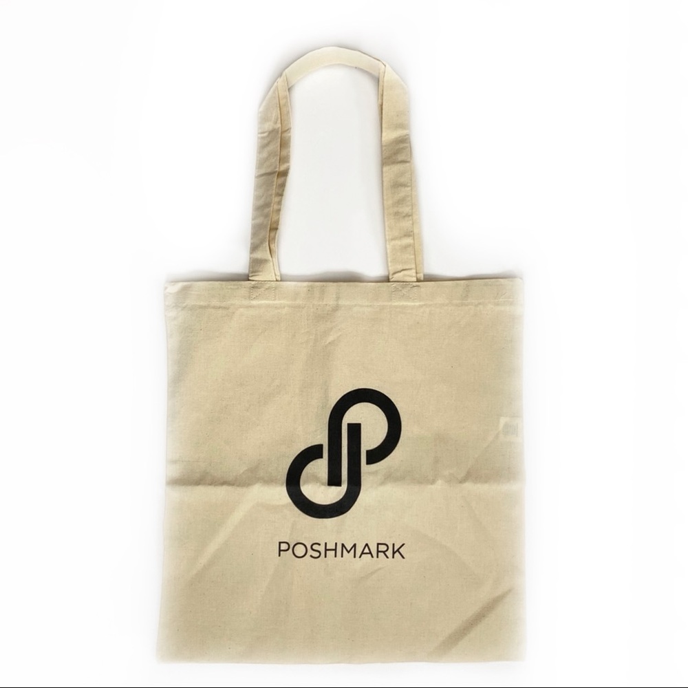 🌴NEW Poshmark Logo Cotton Reusable Shop Tote Bag